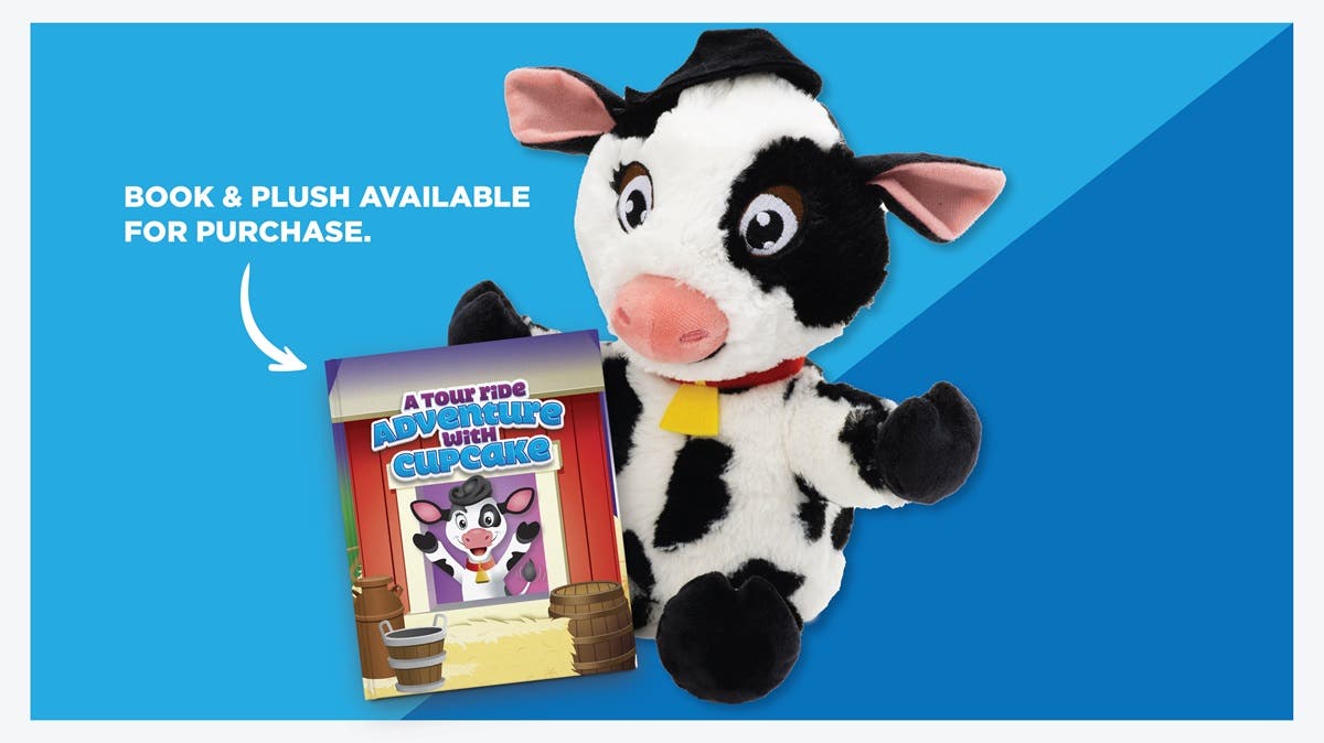 Cupcake the Cow Book and Plush