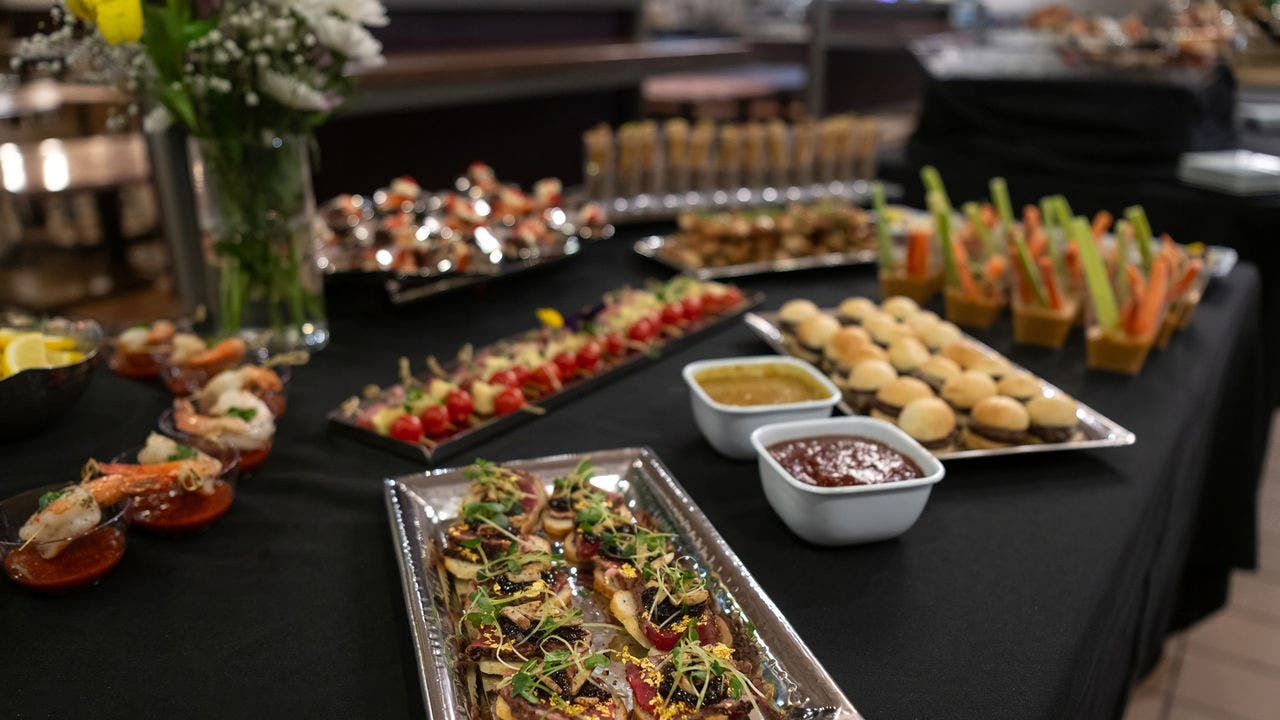 Buffet spread